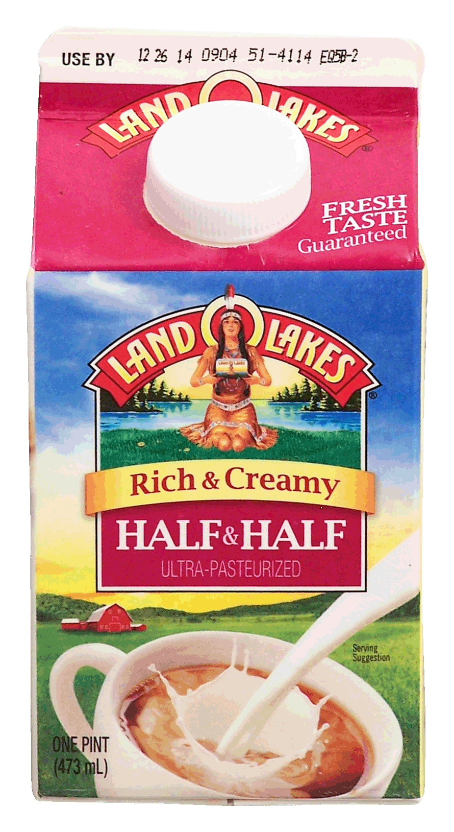 Land O Lakes(R)  rich & creamy, half & half, ultra-pasteurized Full-Size Picture